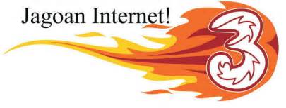 Internet THREE - Get More - Three 1GB 24 JAM + 4GB KENDO (01.00-06.00) 1HR