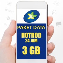 Internet XL Data - HotRod - HotRod 24Jam 3GB, 30hr